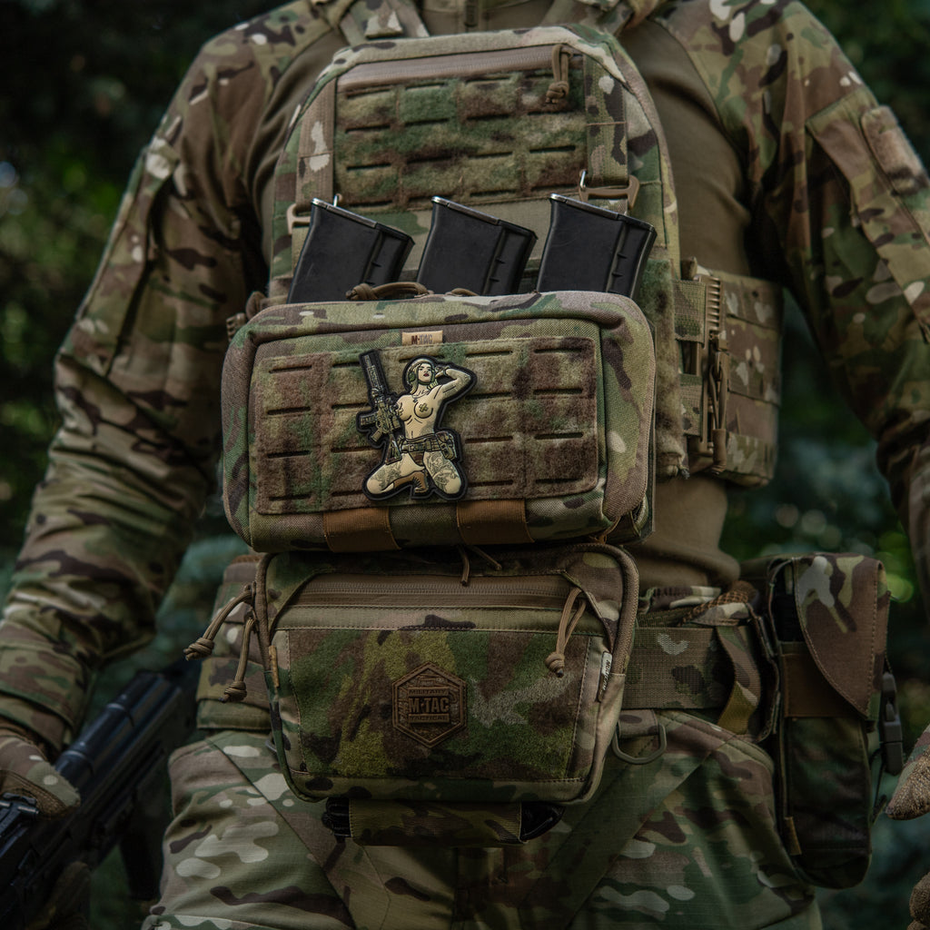 M-Tac нашивка Tactical girl Skandinavik with Mjöllnir PVC MC