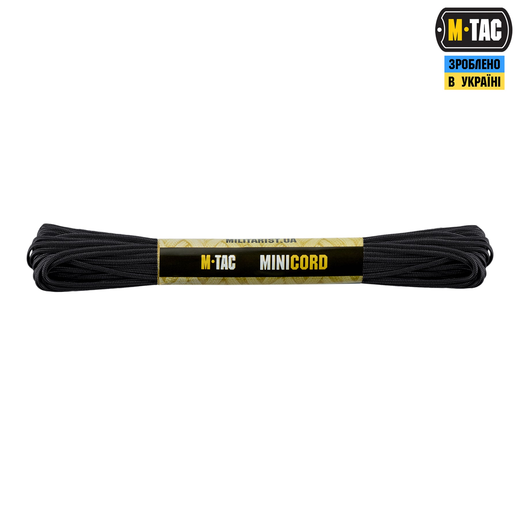 M-Tac паракорд Minicord Black 15м