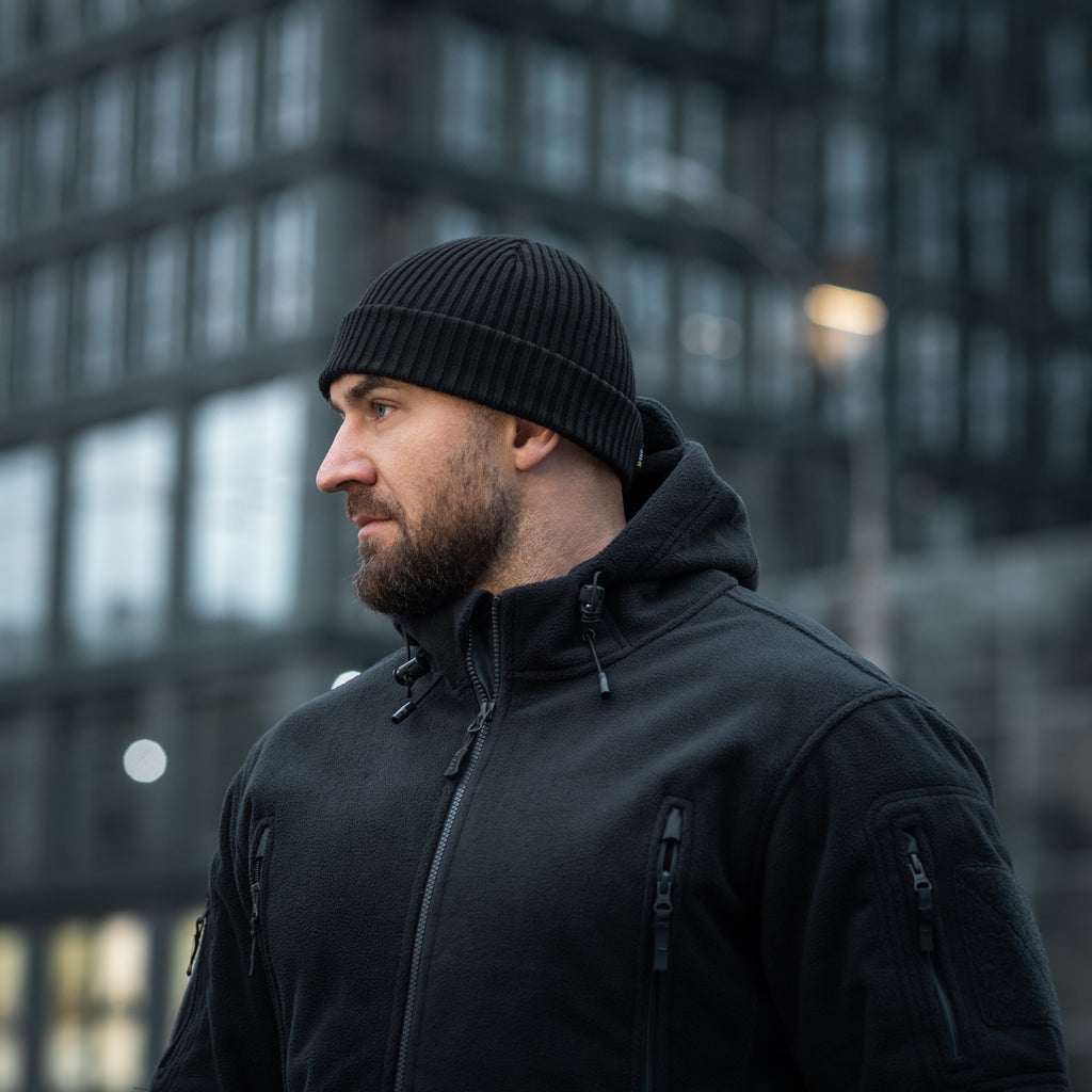 M-Tac шапка вязана 100% акрил Black