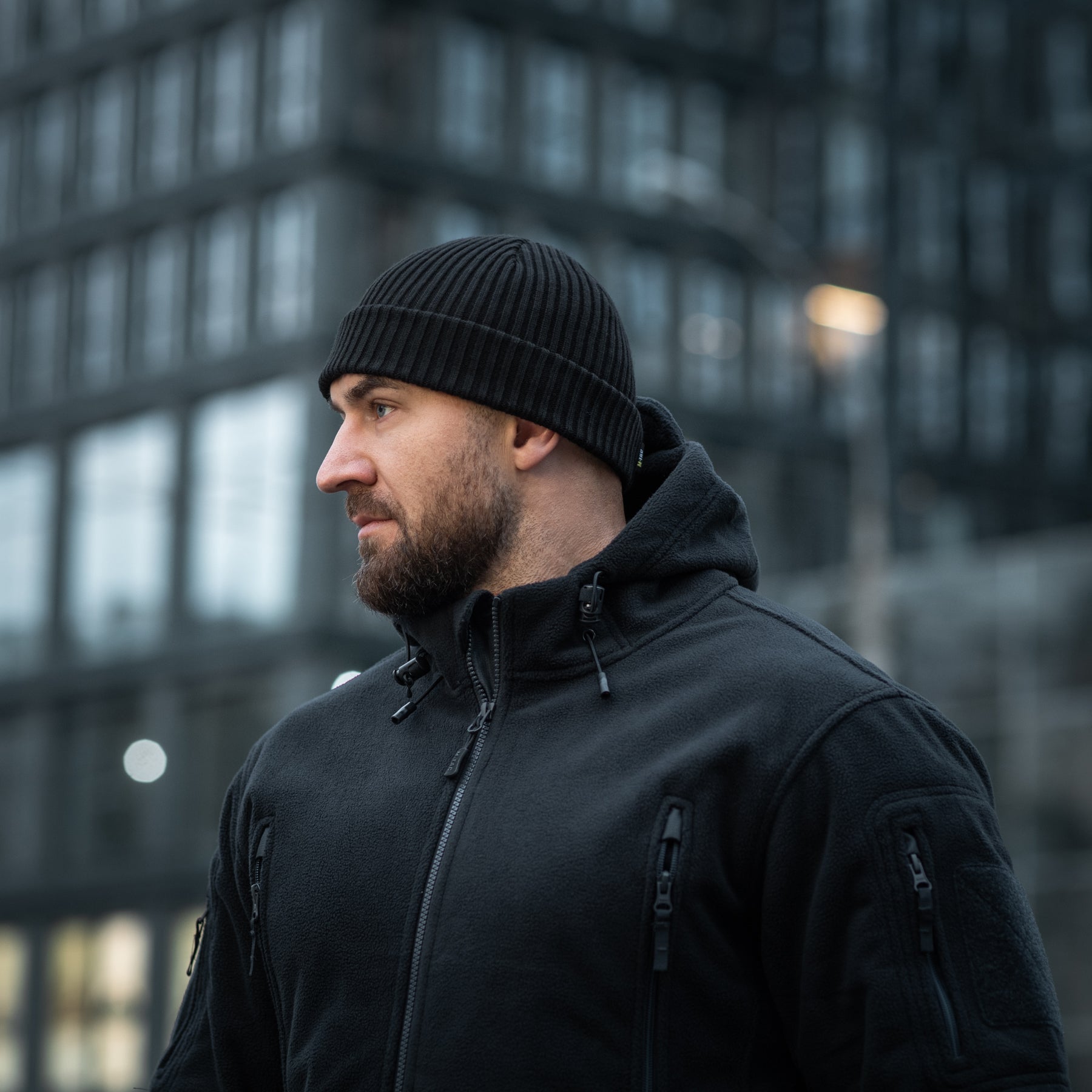 M-Tac шапка вязана 100% акрил Black