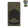 M-Tac погон на липучці Головний сержант (вишивка) Ranger Green