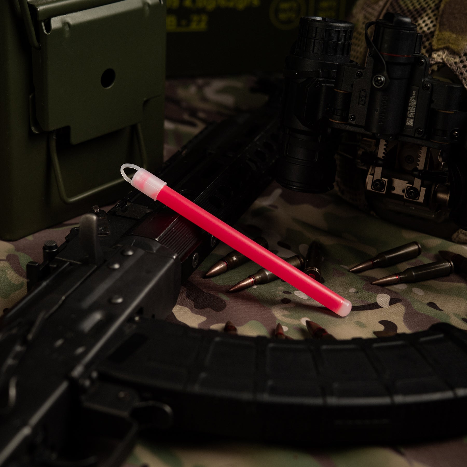 M-Tac химсвет 15 см червоний