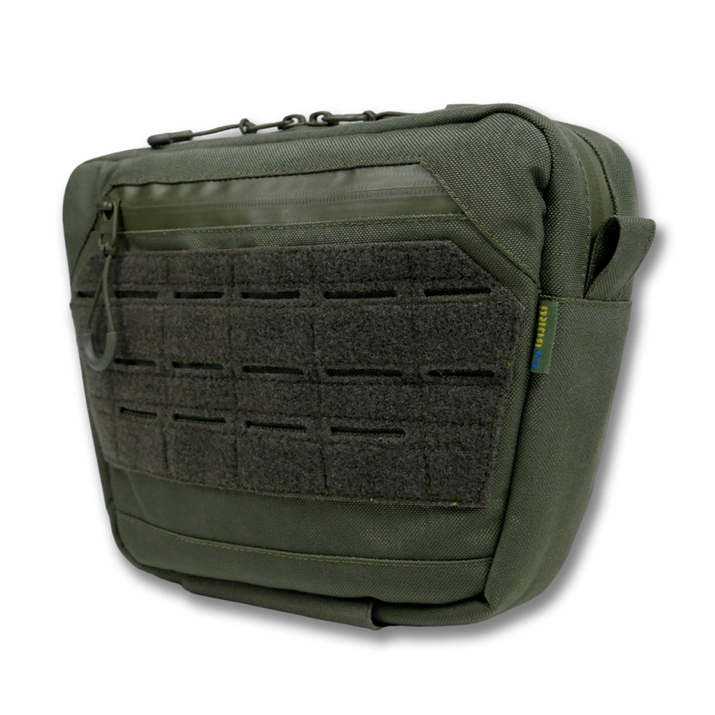 Сумка-напашник XL з балістичним пакетом 1 клас захисту Kiborg GU Сordura Khaki