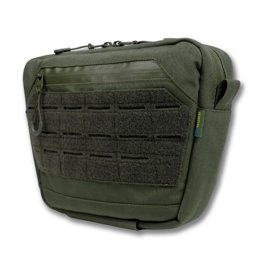 Сумка-напашник XL з балістичним пакетом 1 клас захисту Kiborg GU Сordura Khaki