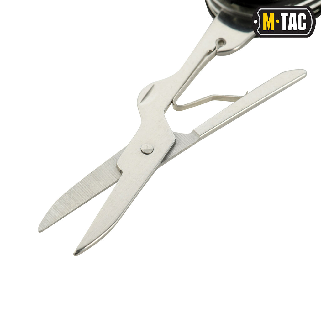 M-Tac ніж складний малий (7 інструм.) Steel/Black