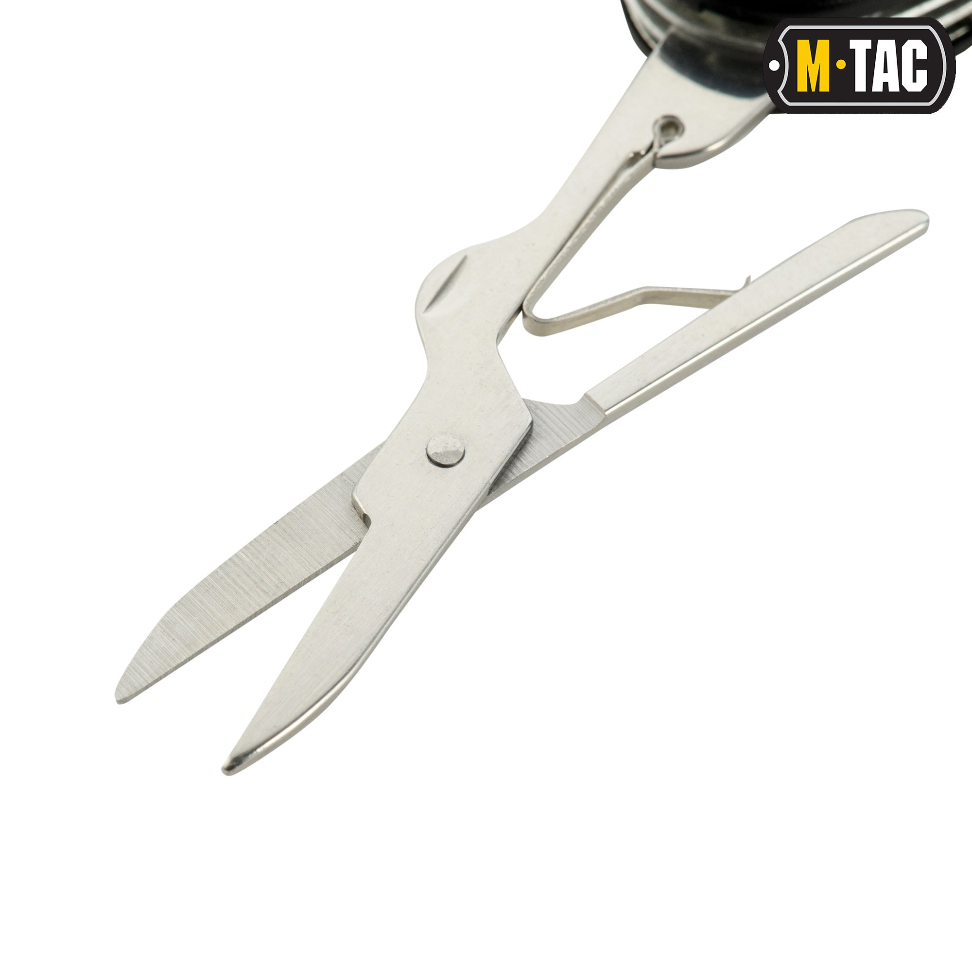 M-Tac ніж складний малий (7 інструм.) Steel/Black