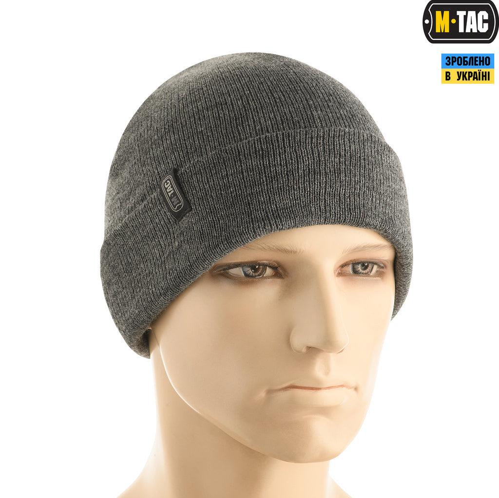 M-Tac шапка тонка вязка 100% акрил Grey