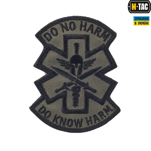 M-Tac нашивка Do No Harm олива
