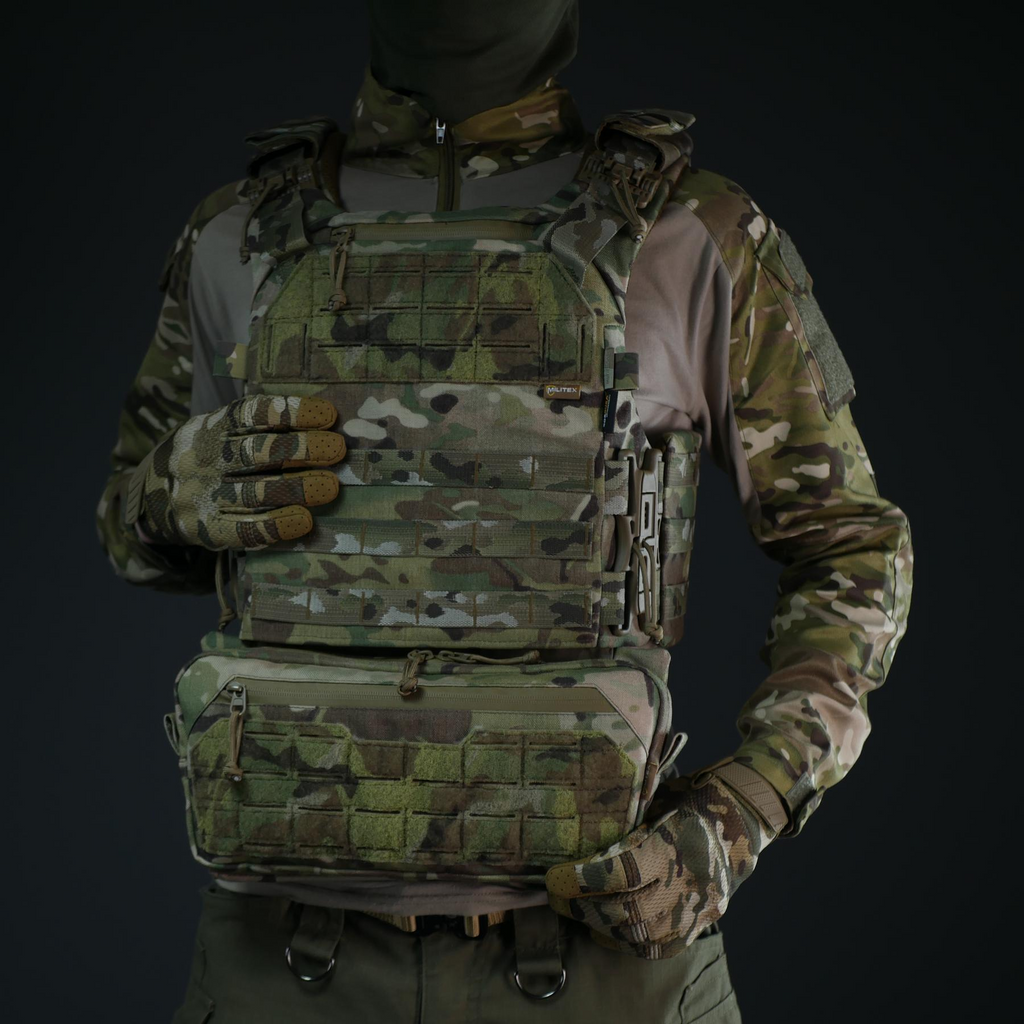 Підсумок під захист живота Militex Мультикам з Cordura original USA (L) з балістичним захистом 1 класу