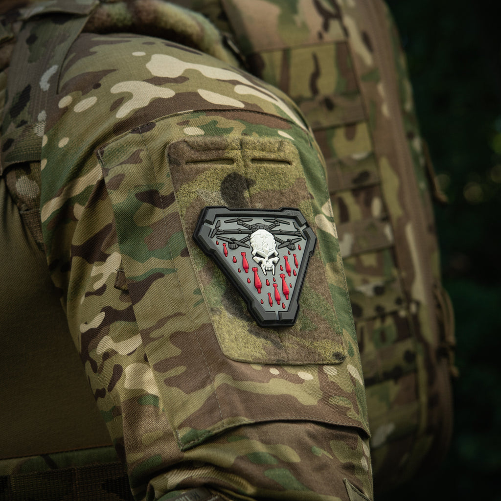 M-Tac нашивка Vampir PVC Black/Grey
