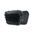 Сумка-напашник M Kiborg з балістичним пакетом 1 клас захисту Militex GU Сordura Black Multicam