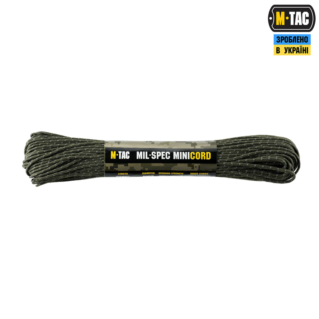 M-Tac паракорд Minicord Mil-Spec 30m Ranger Green Reflective
