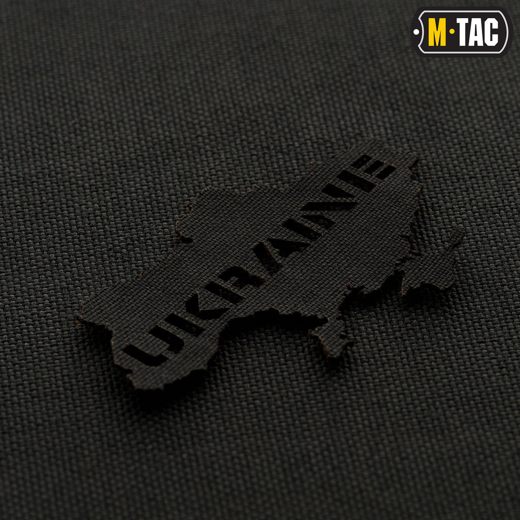M-Tac нашивка Ukraine (контур) скрізна Laser Cut Black