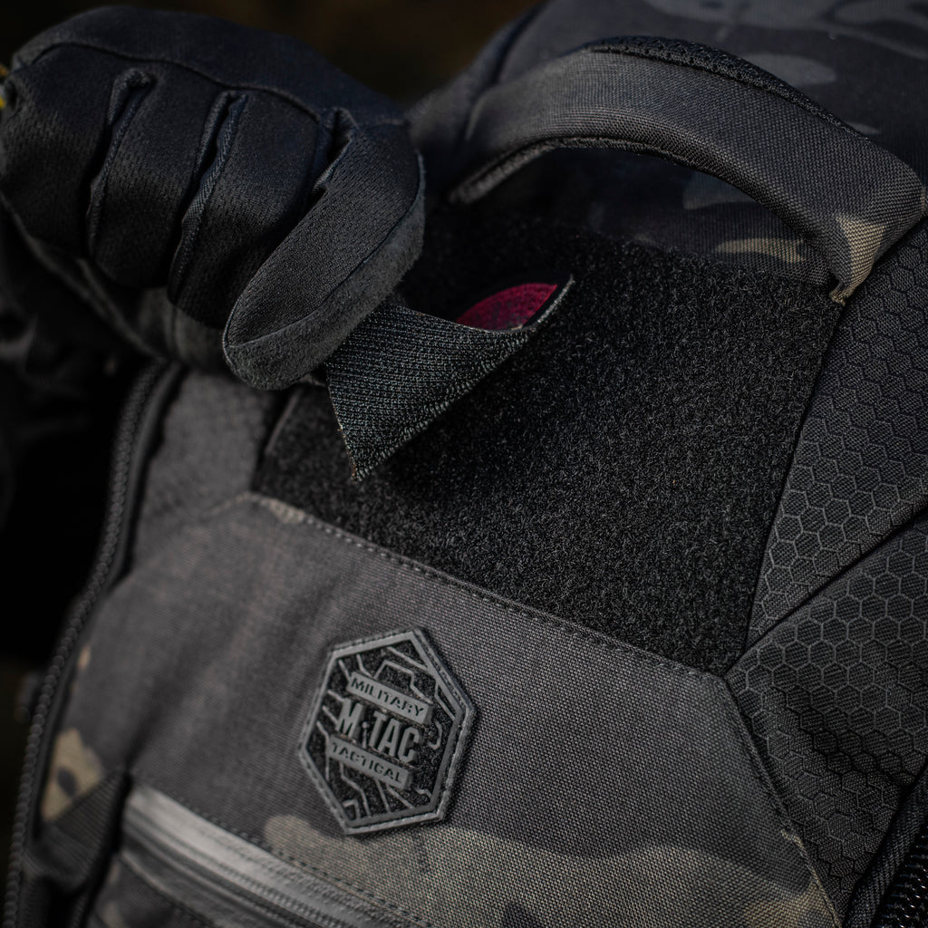 M-Tac нашивка Spartan Helmet (вишивка) Black
