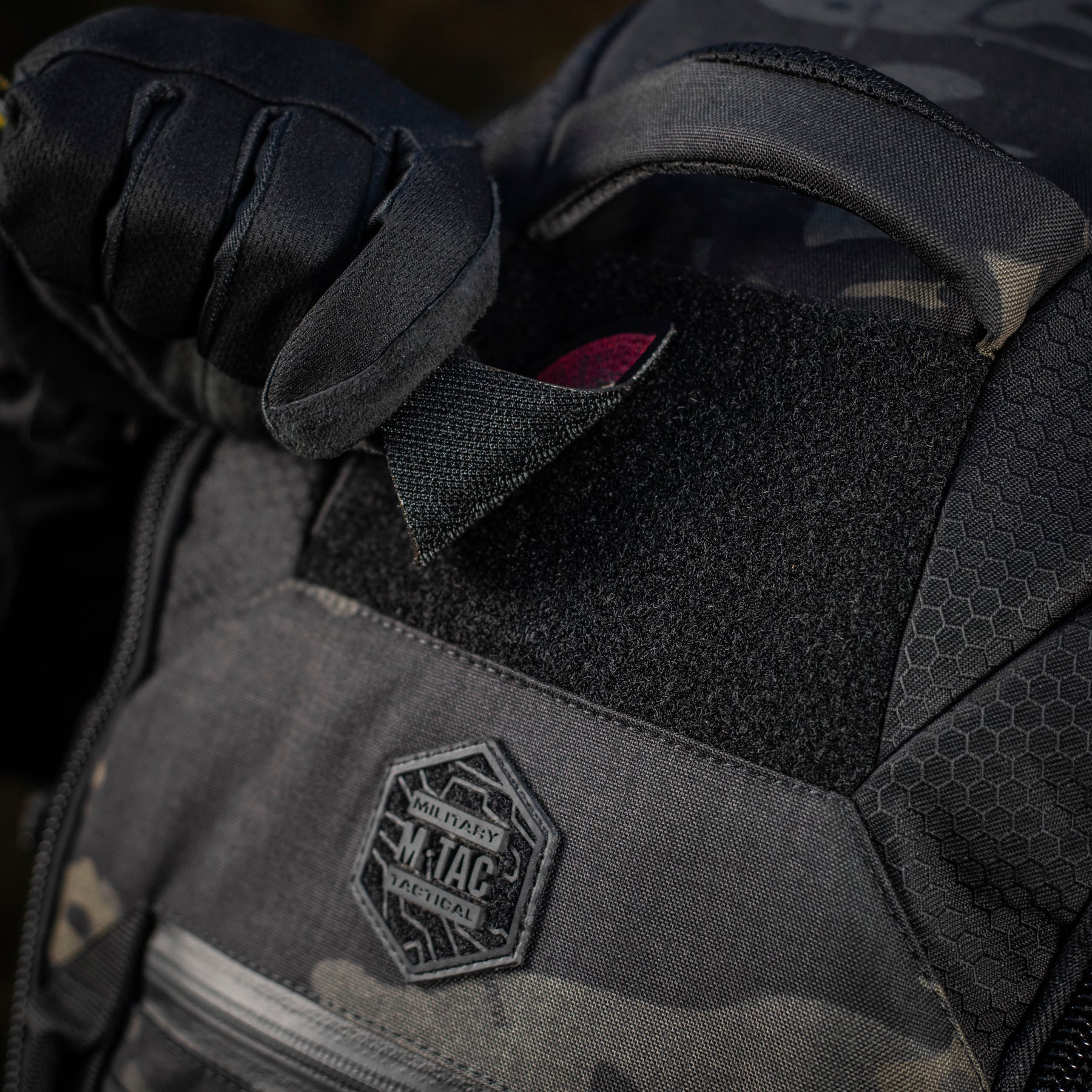M-Tac нашивка Spartan Helmet (вишивка) Black