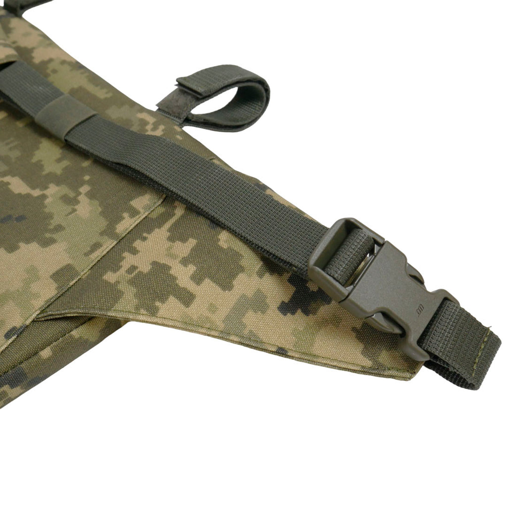Каремат-сидушка Kiborg 20mm (посилена) Cordura Pixel під бронепакет