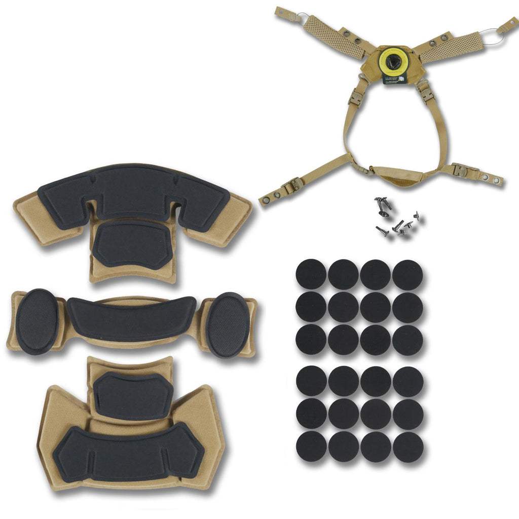 Підвісна система + подушки для шолому Team Wendy Cam Fit (R) GEN.3 Койот