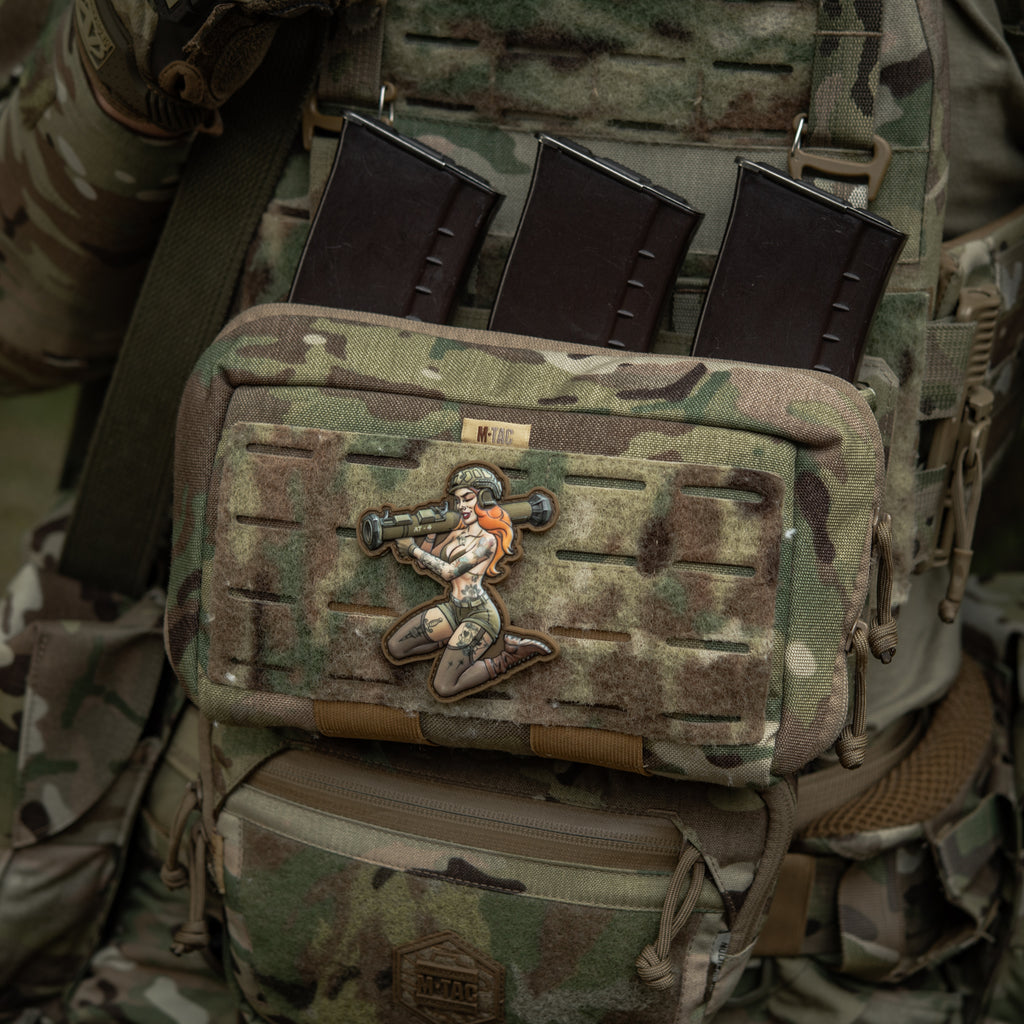 M-Tac нашивка Tactical girl №9 PVC Tattoo
