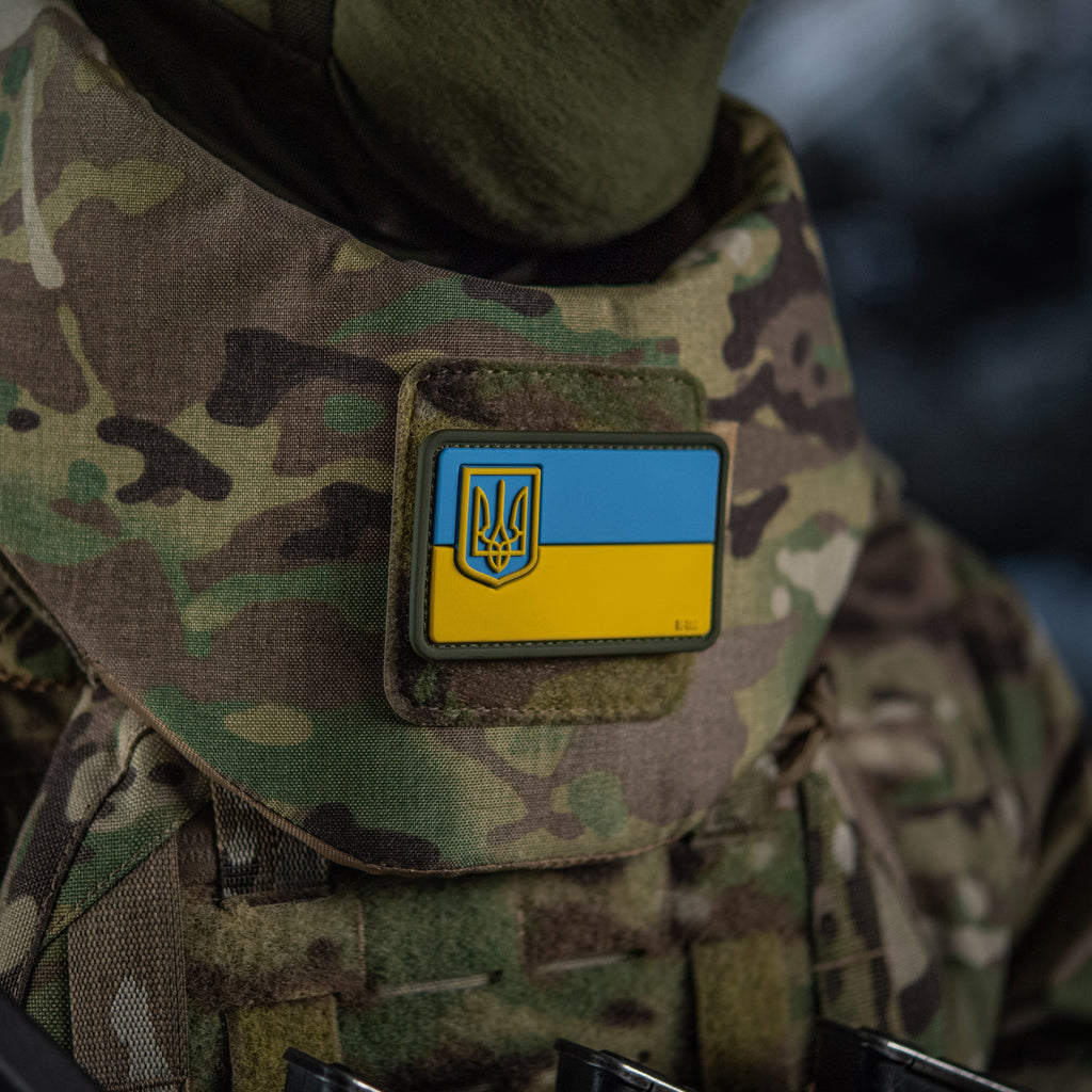 M-Tac нашивка прапор України з гербом PVC