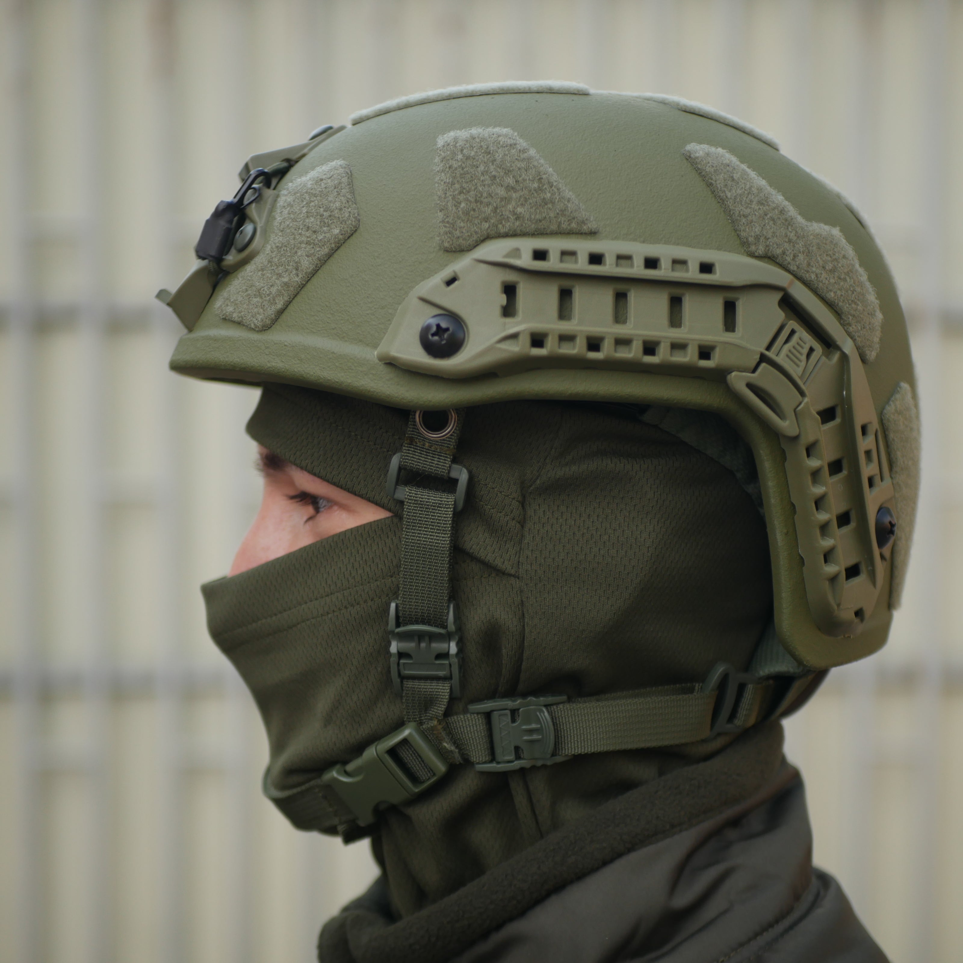 Балістичний шолом Олива (M, L) FAST PE GEN III AGGRESSIVE