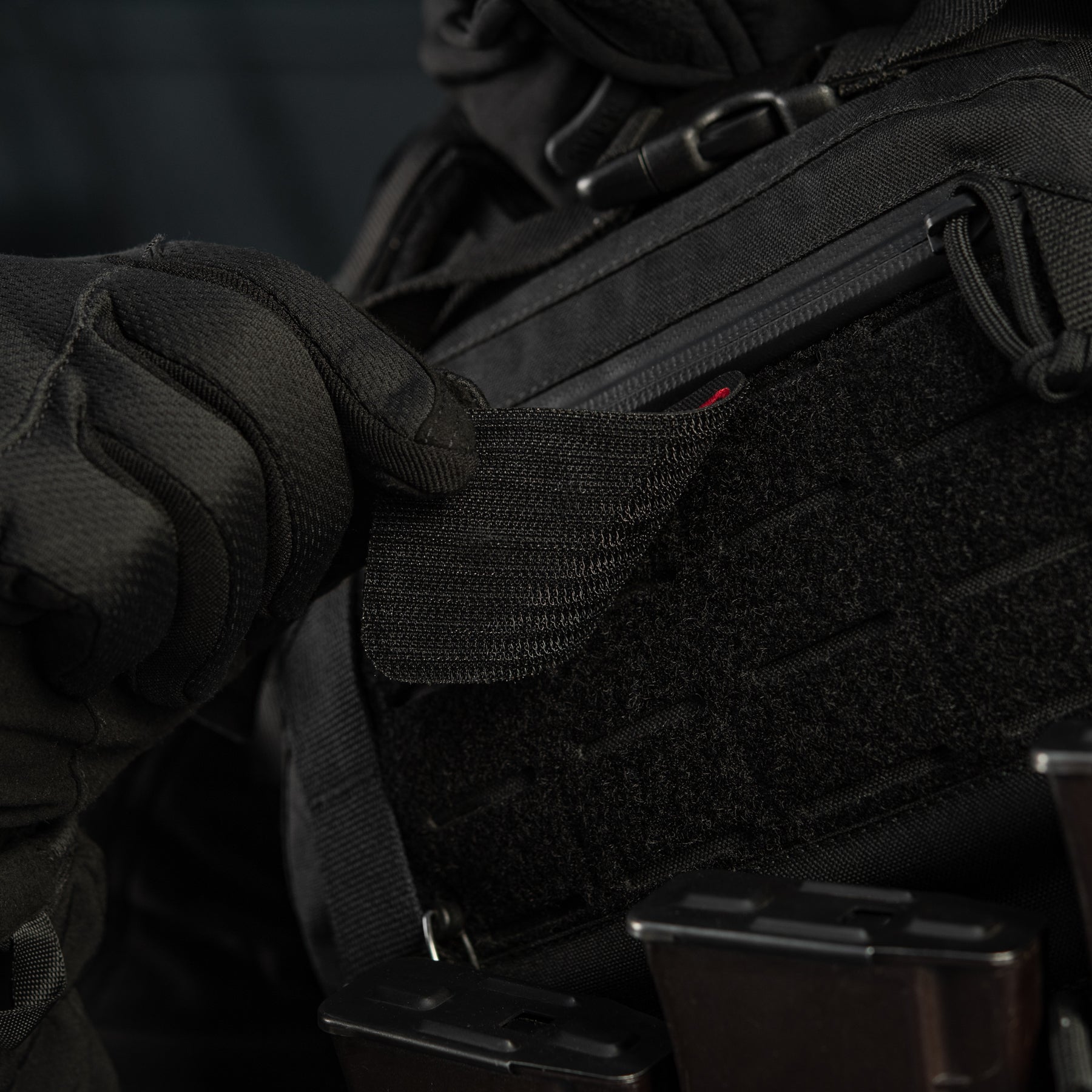 M-Tac нашивка Орнамент Мак (вишивка) Black/Red