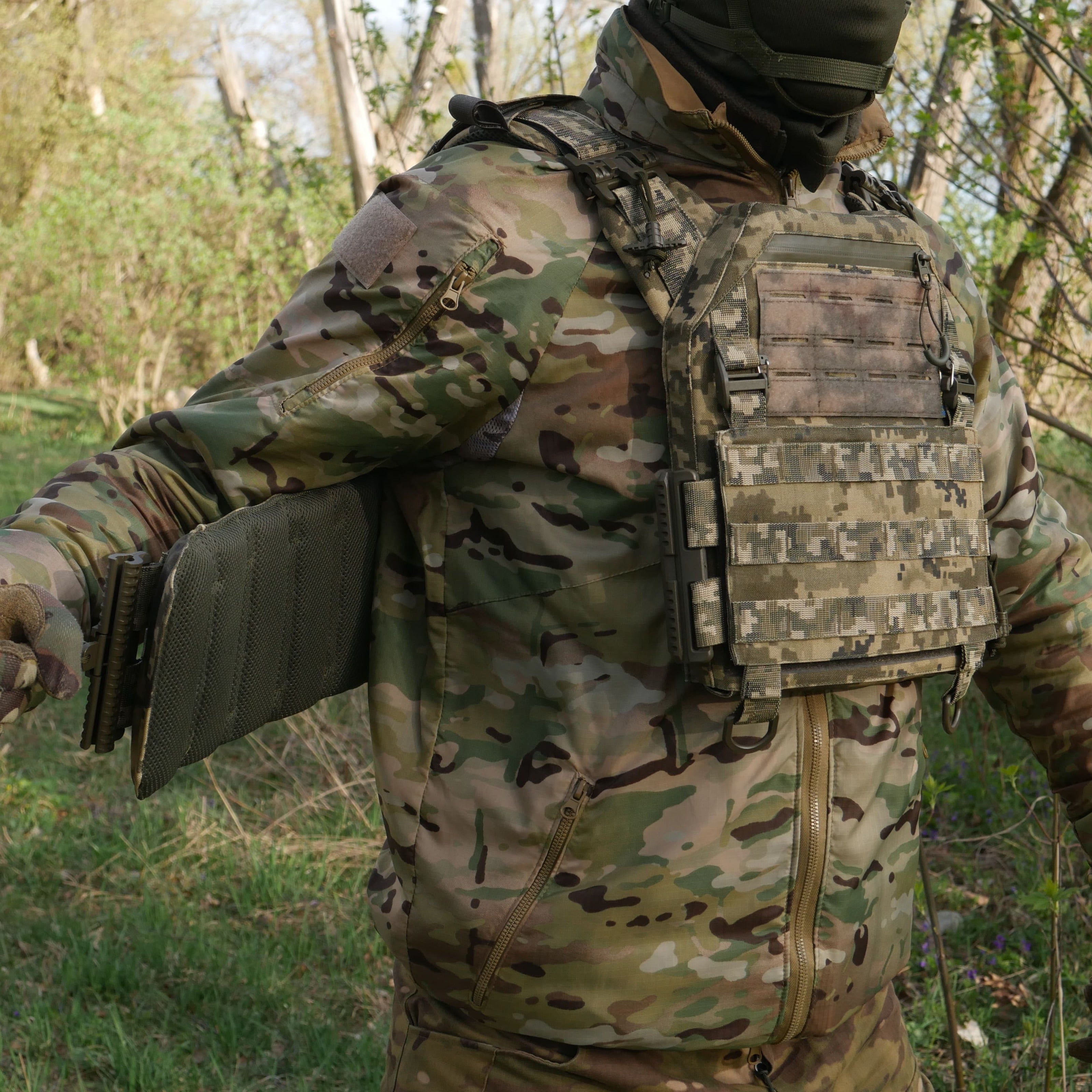 Бронезахист плитоноска Піксель Kiborg GU gen.2