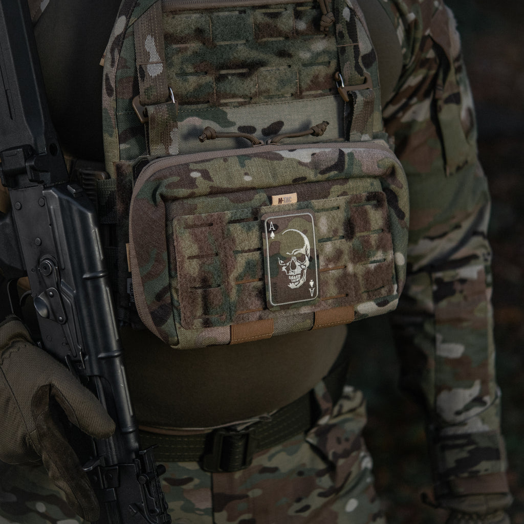 M-Tac нашивка Face of war (вишивка) Multicam