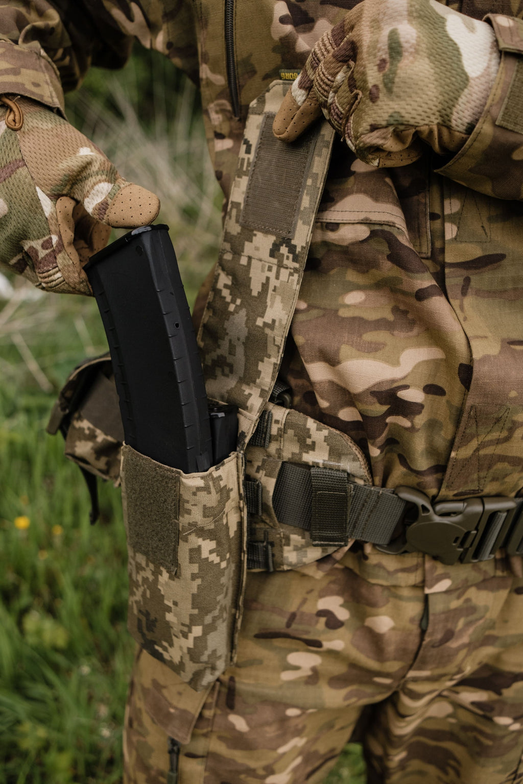 Підсумок під 2 магазина KIBORG GU Double Mag Pouch Піксель