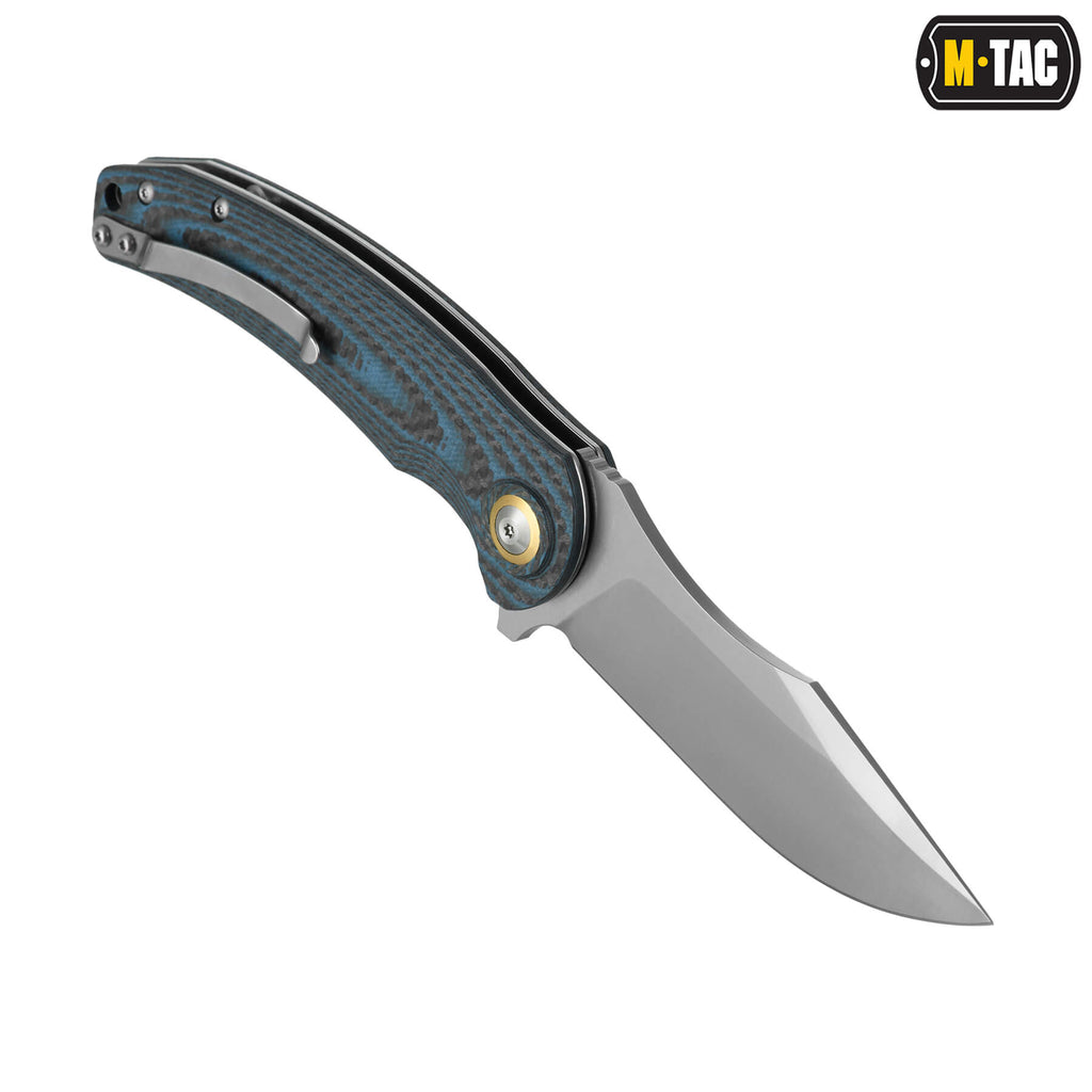 M-Tac ніж складний Type 15 Carbon/Blue
