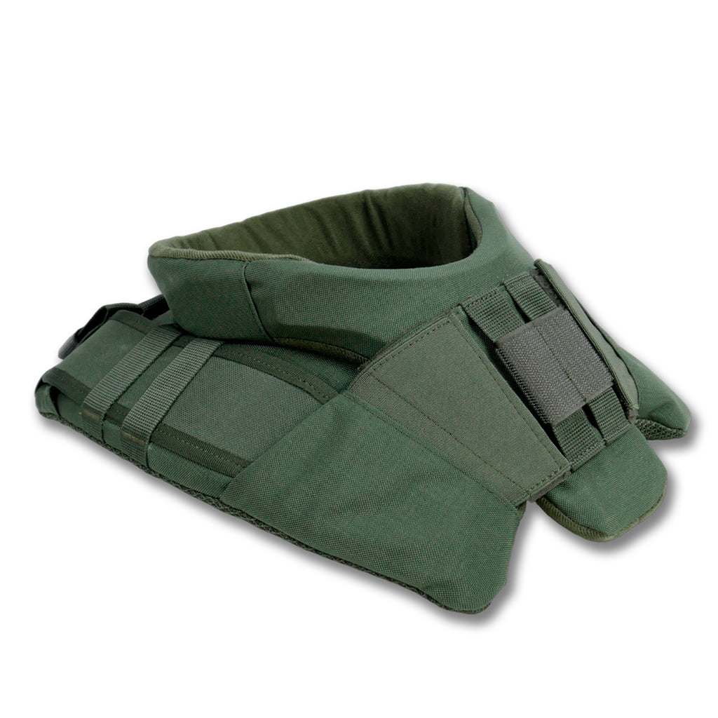 Захист шиї mod. 1 Kiborg з балістичним пакетом Militex Khaki