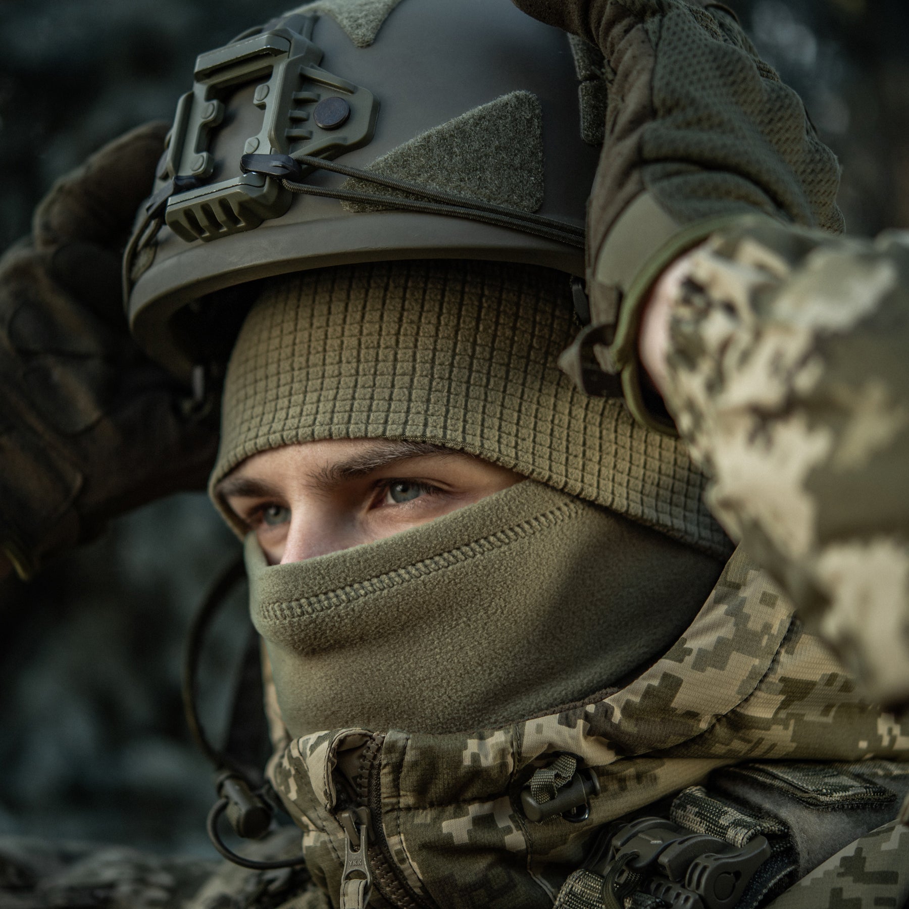 M-Tac шапка-підшоломник фліс ріп-стоп Tan