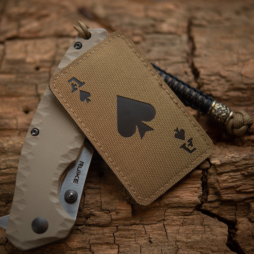 M-Tac нашивка Ace of Spades Laser Cut Coyote/Black