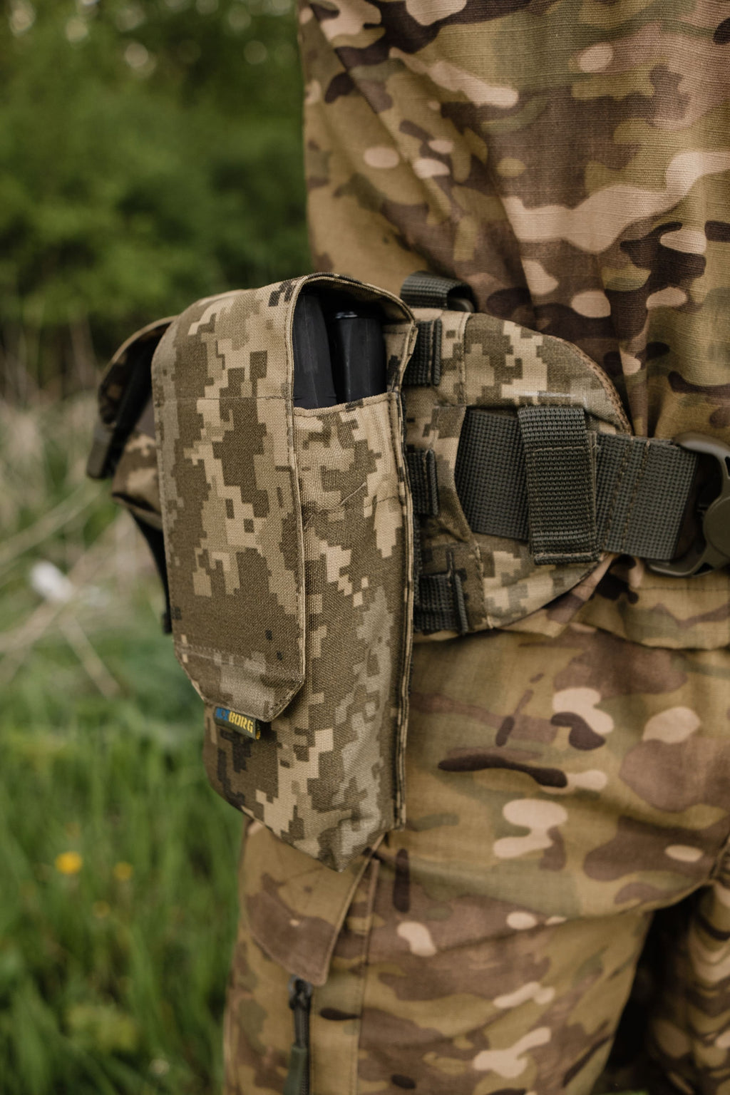 Підсумок під 2 магазина KIBORG GU Double Mag Pouch Піксель