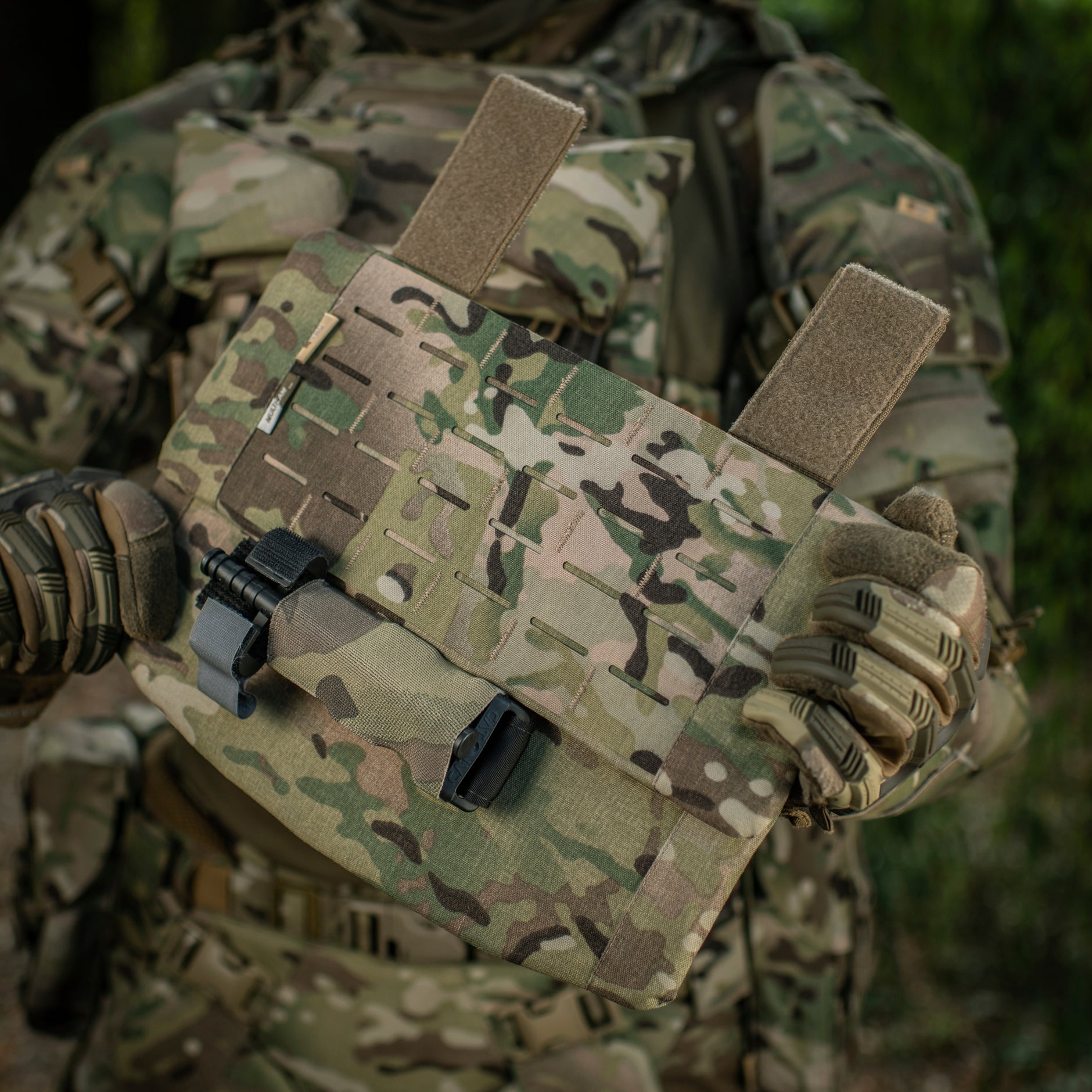 M-Tac захист живота з балістичним пакетом 1 клас захисту Laser Cut Multicam