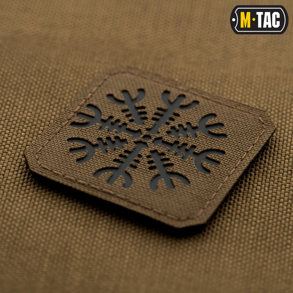 M-Tac нашивка шолом Жаху Laser Cut Coyote/Black