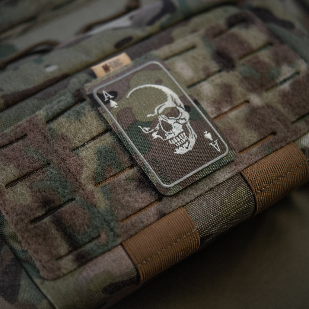 M-Tac нашивка Face of war (вишивка) Multicam