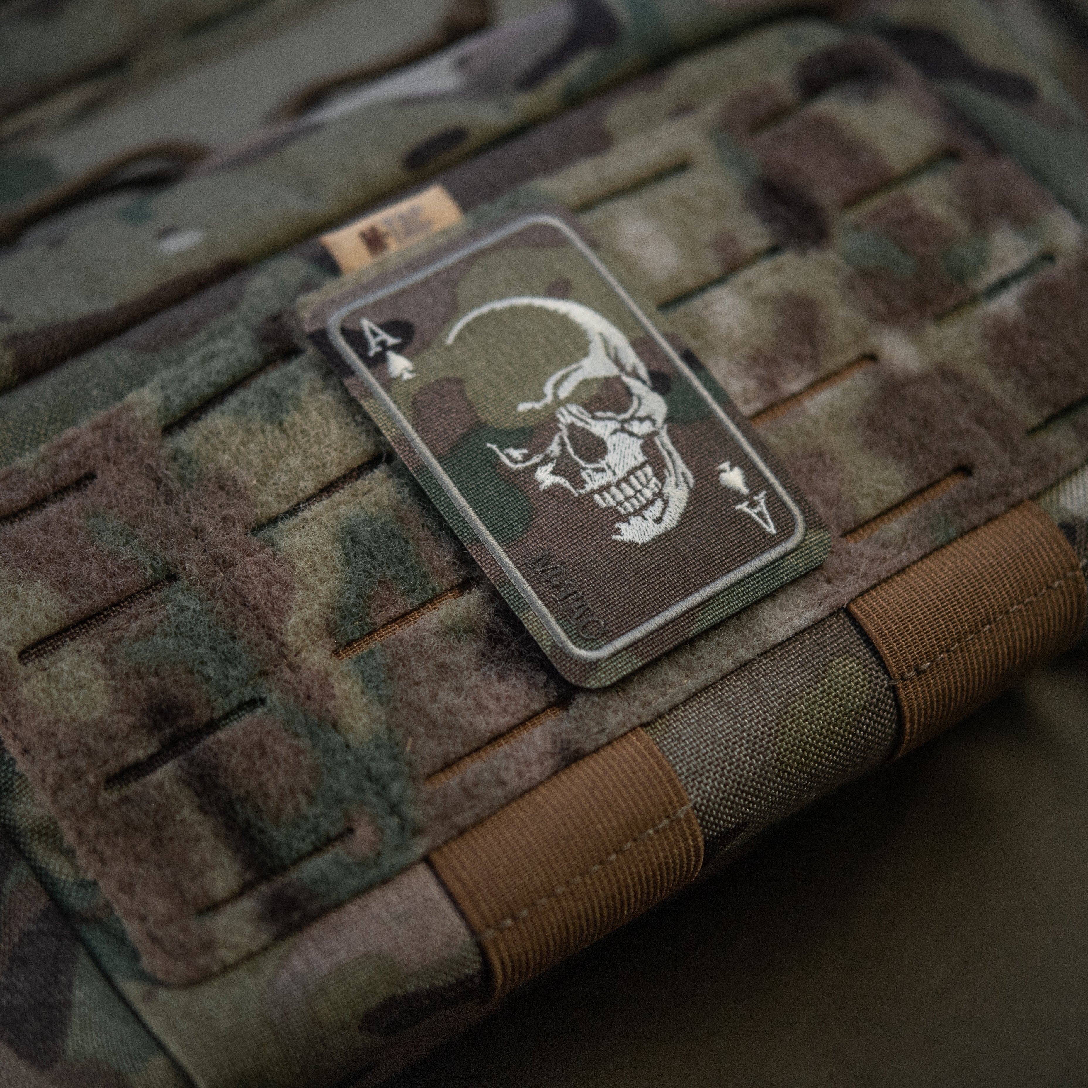 M-Tac нашивка Face of war (вишивка) Multicam