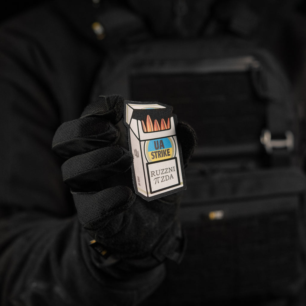 M-Tac нашивка UA STRIKE Black