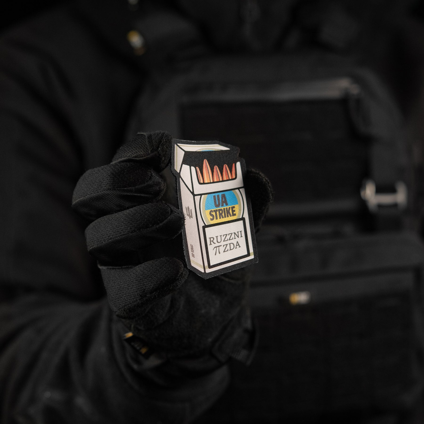 M-Tac нашивка UA STRIKE Black