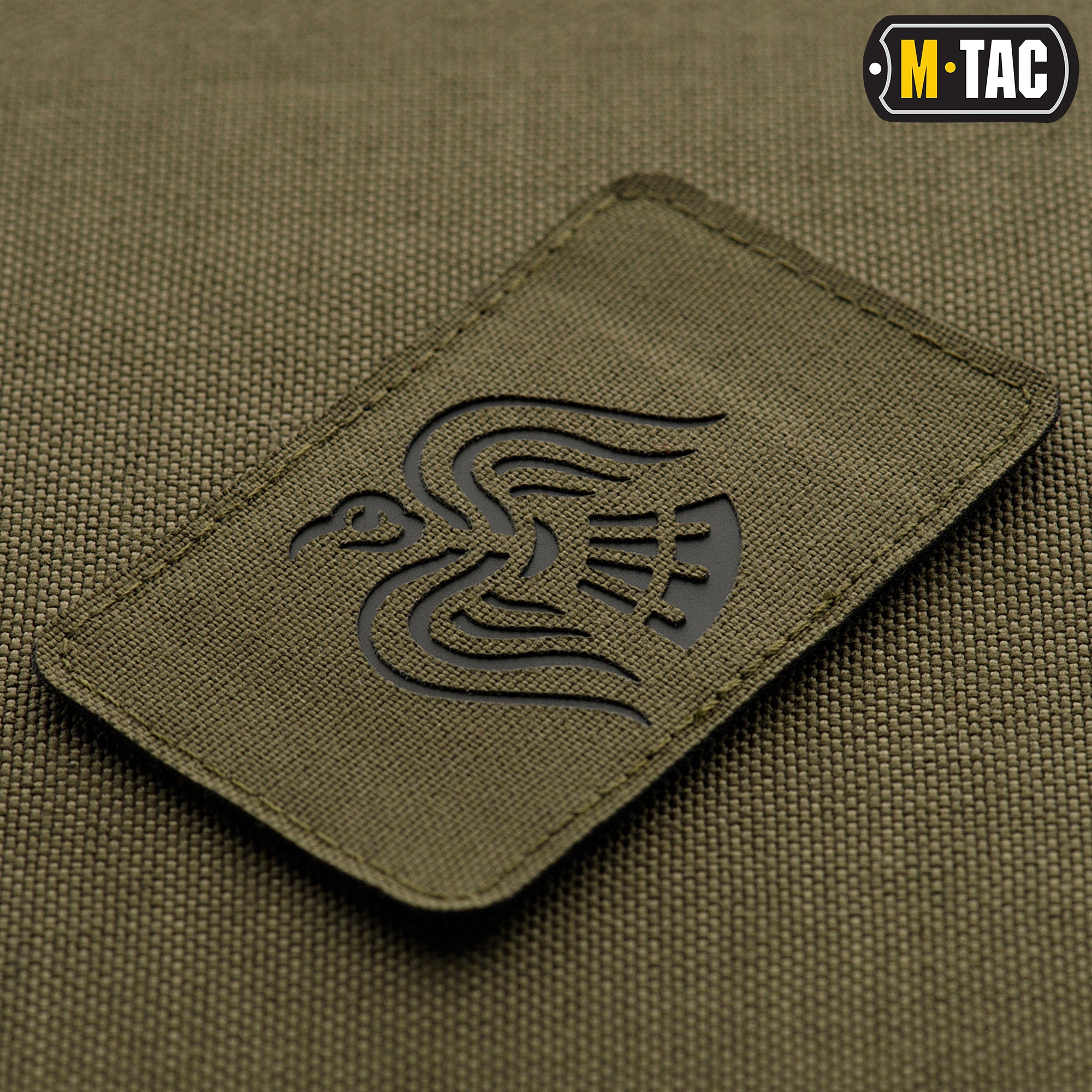 M-Tac нашивка Знамя Ворона Laser Cut Ranger Green/Black