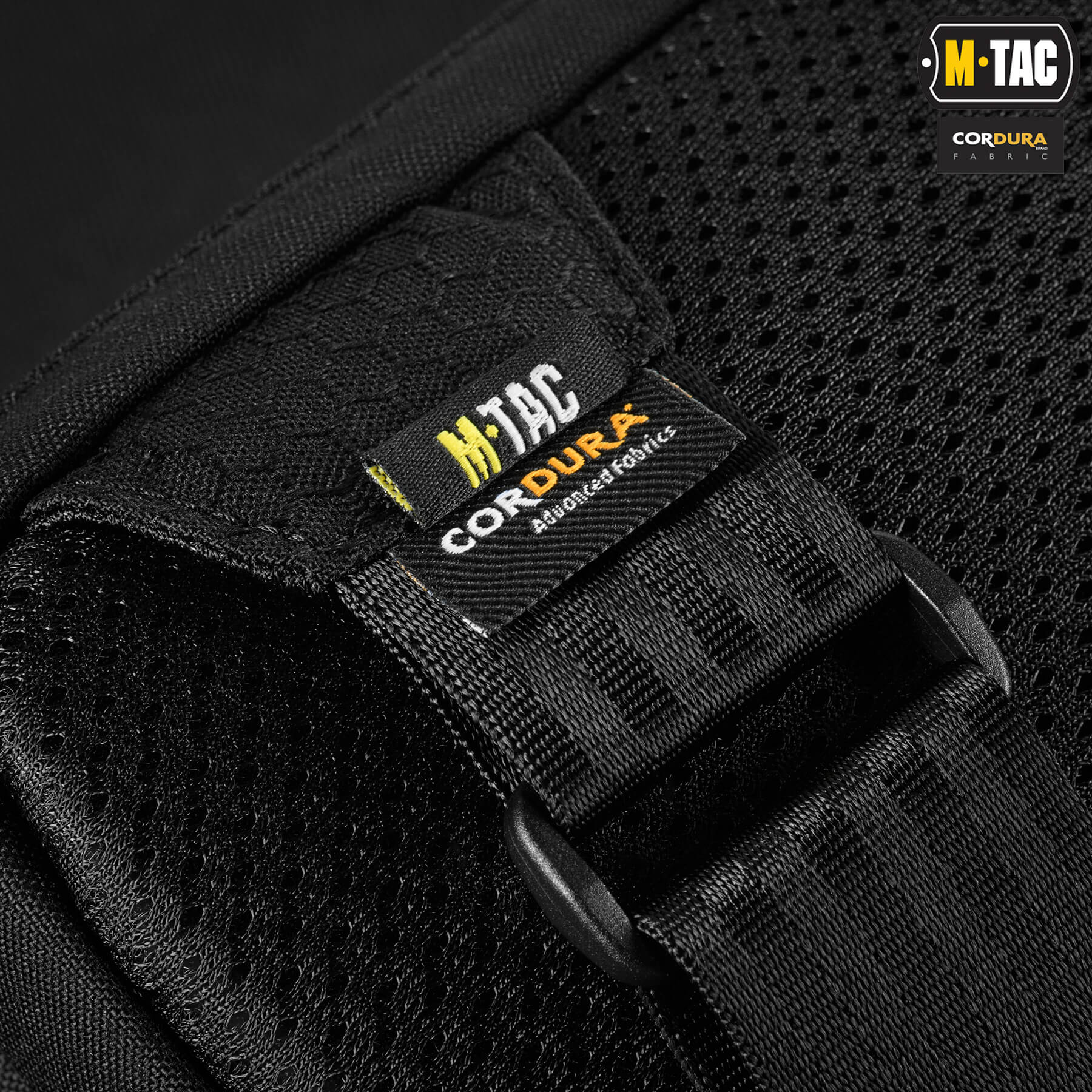 M-Tac сумка Sling Pistol Bag Hex з липучкою Black