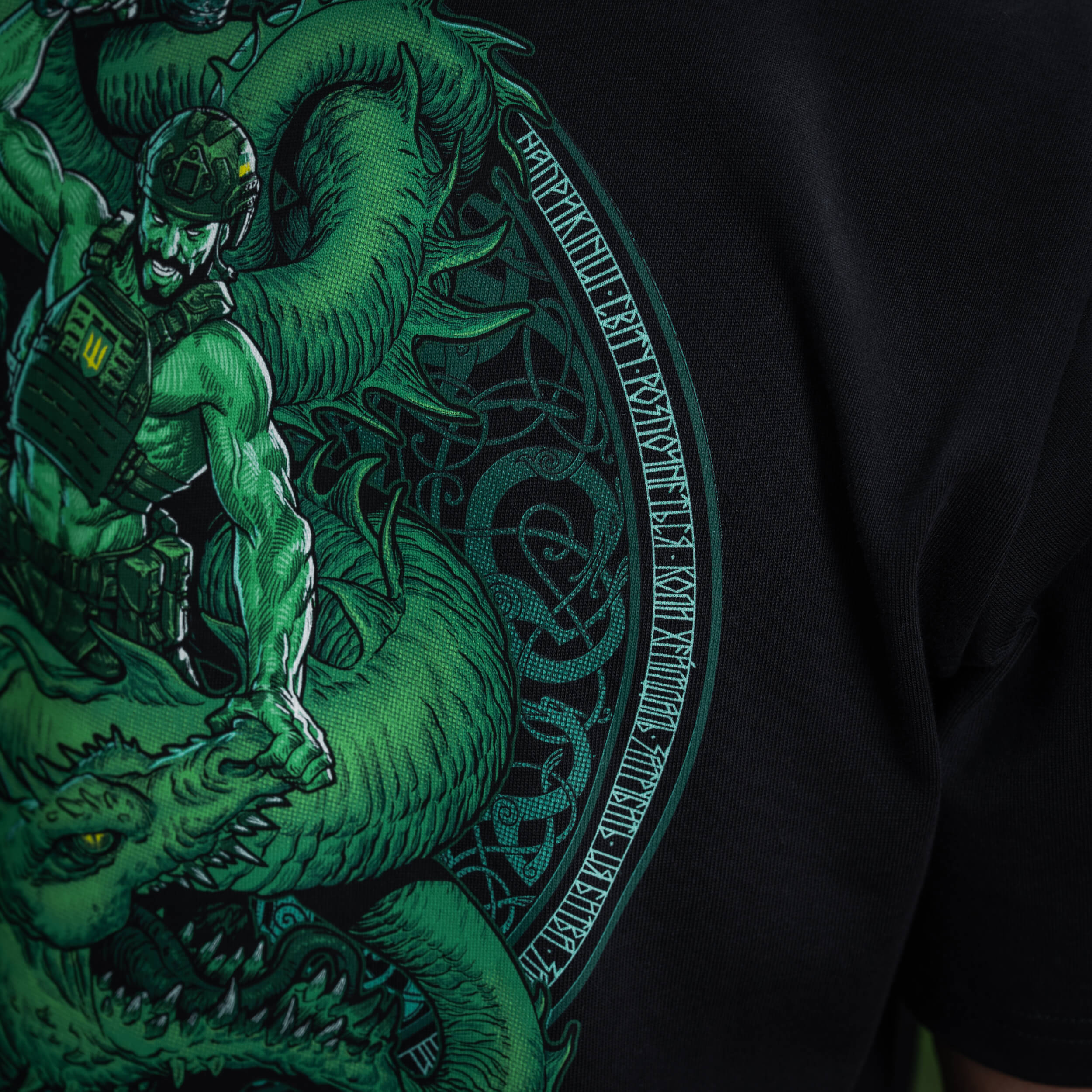 M-Tac футболка Ragnarok Night Vision Cotton Hard Black