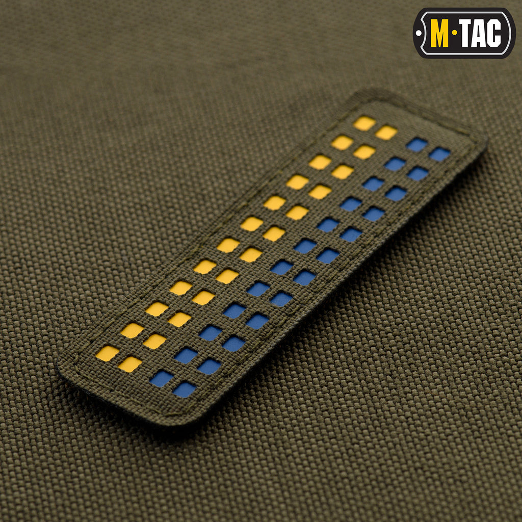 M-Tac нашивка прапор України 25х80 Laser Cut Ranger Green/Yellow/Blue