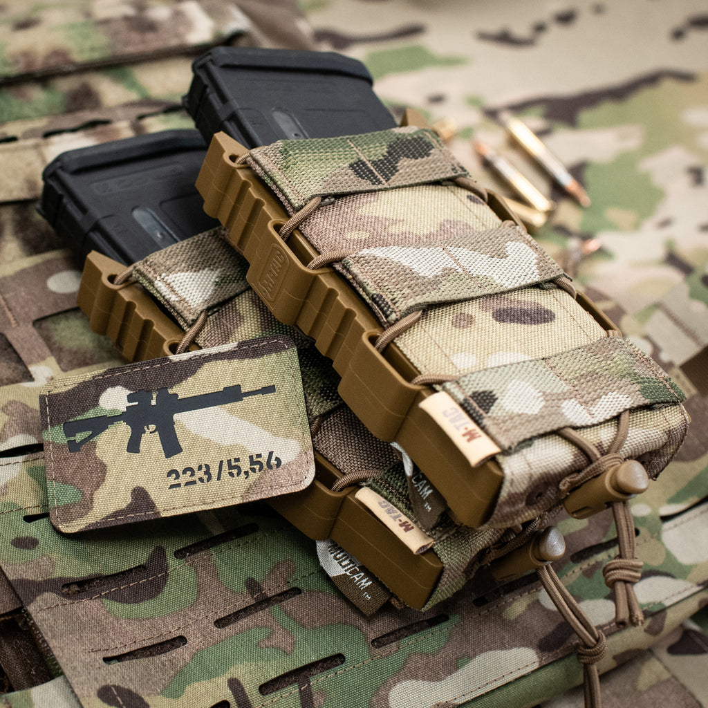 M-Tac нашивка AR-15 223/5,56 Laser Cut Multicam/Black