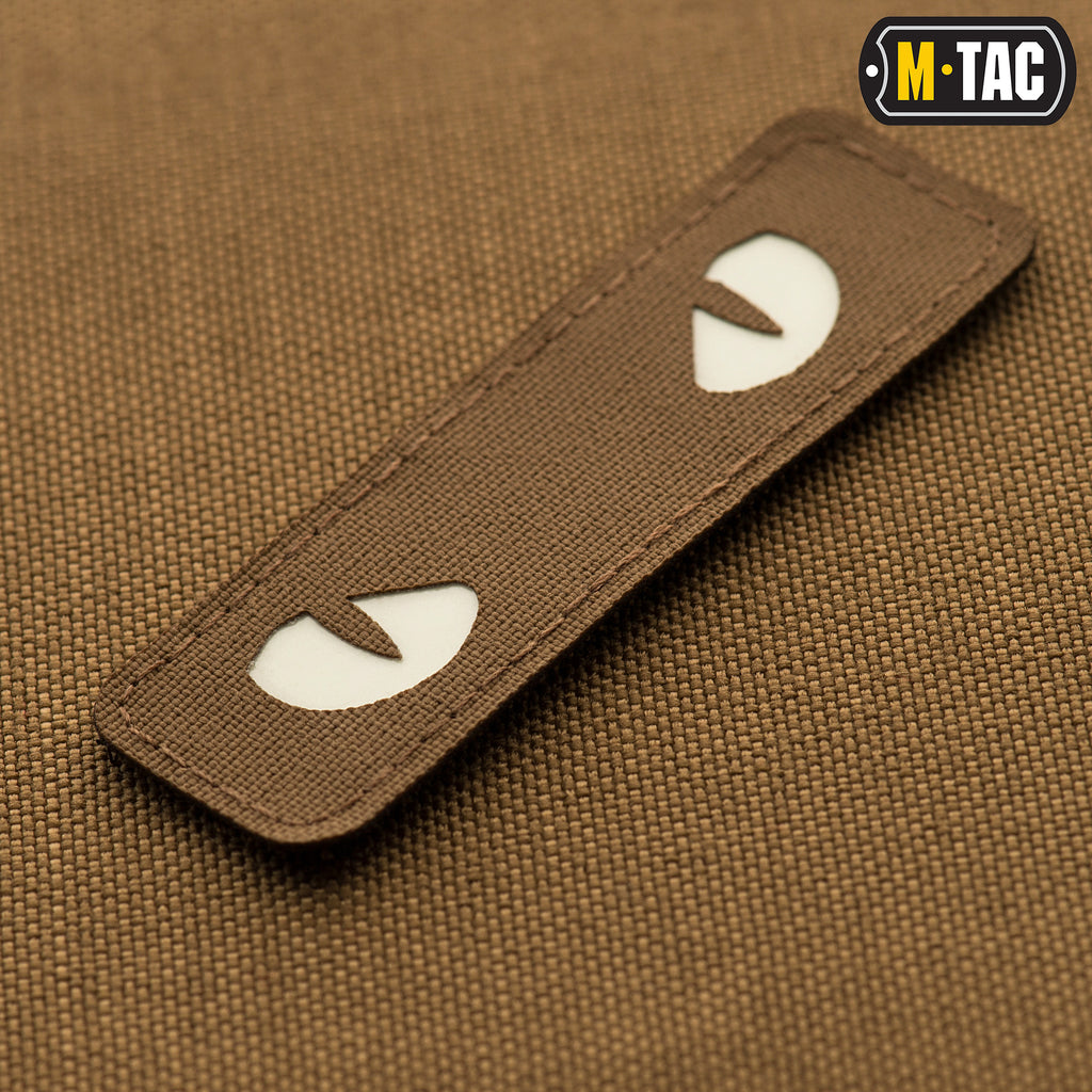 M-Tac нашивка Cat Eyes Laser Cut Coyote/світлонакопичувач