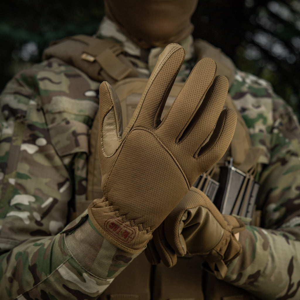 M-Tac рукавички Scout Tactical Mk.2 шкіряні Coyote