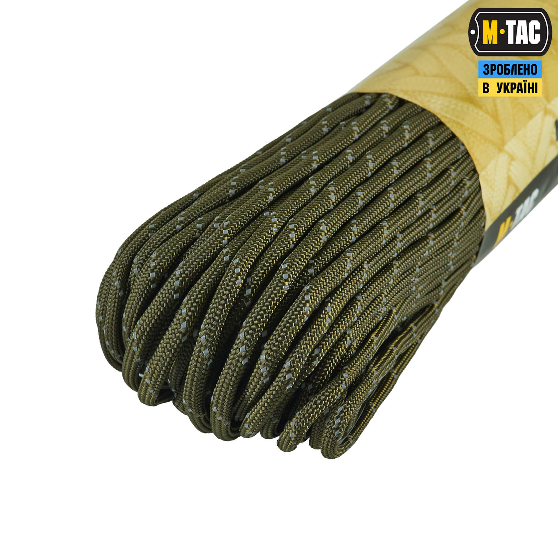 M-Tac паракорд 550 type III 30m OD Green Reflective