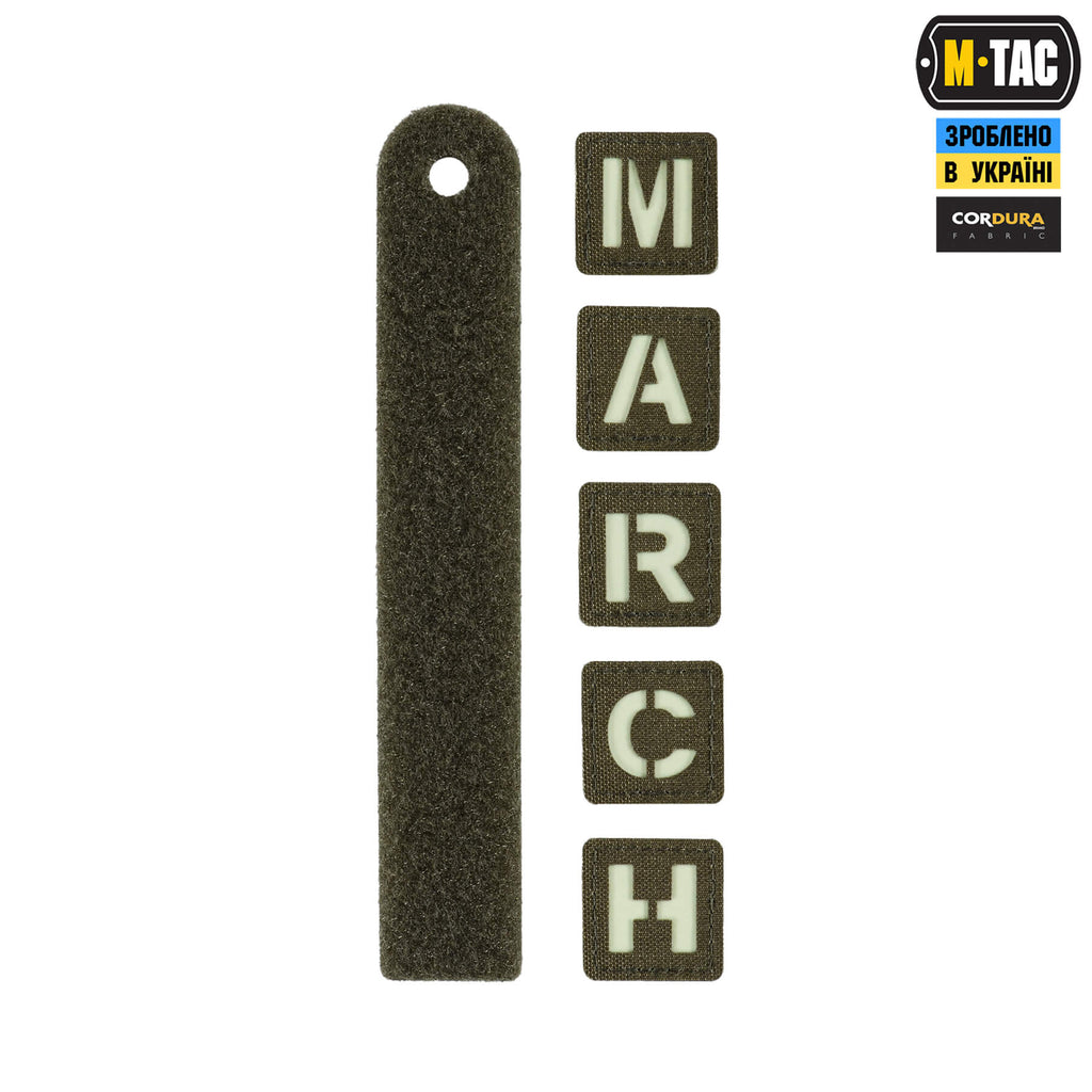 M-Tac нашивка MARCH Ranger Green/GID