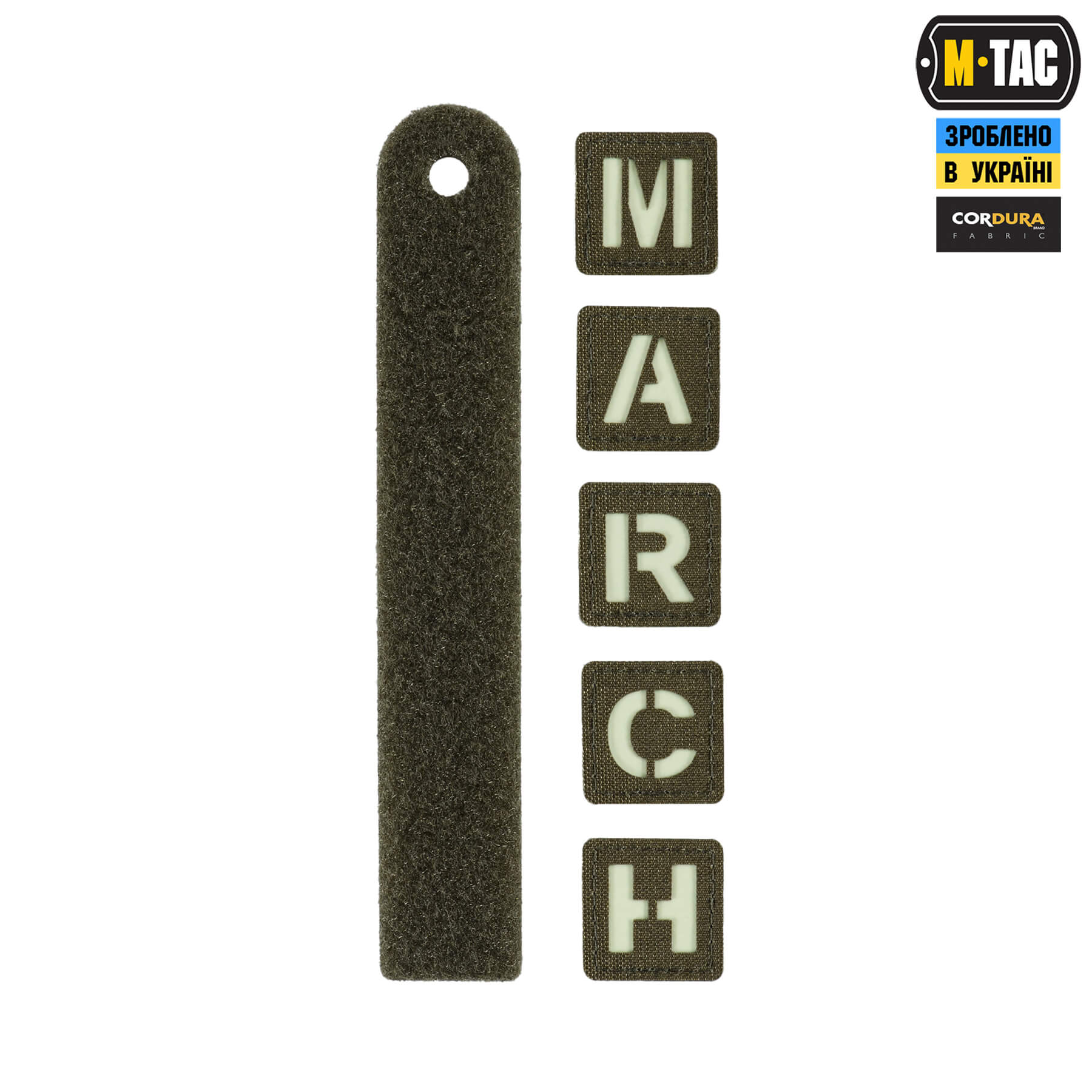M-Tac нашивка MARCH Ranger Green/GID