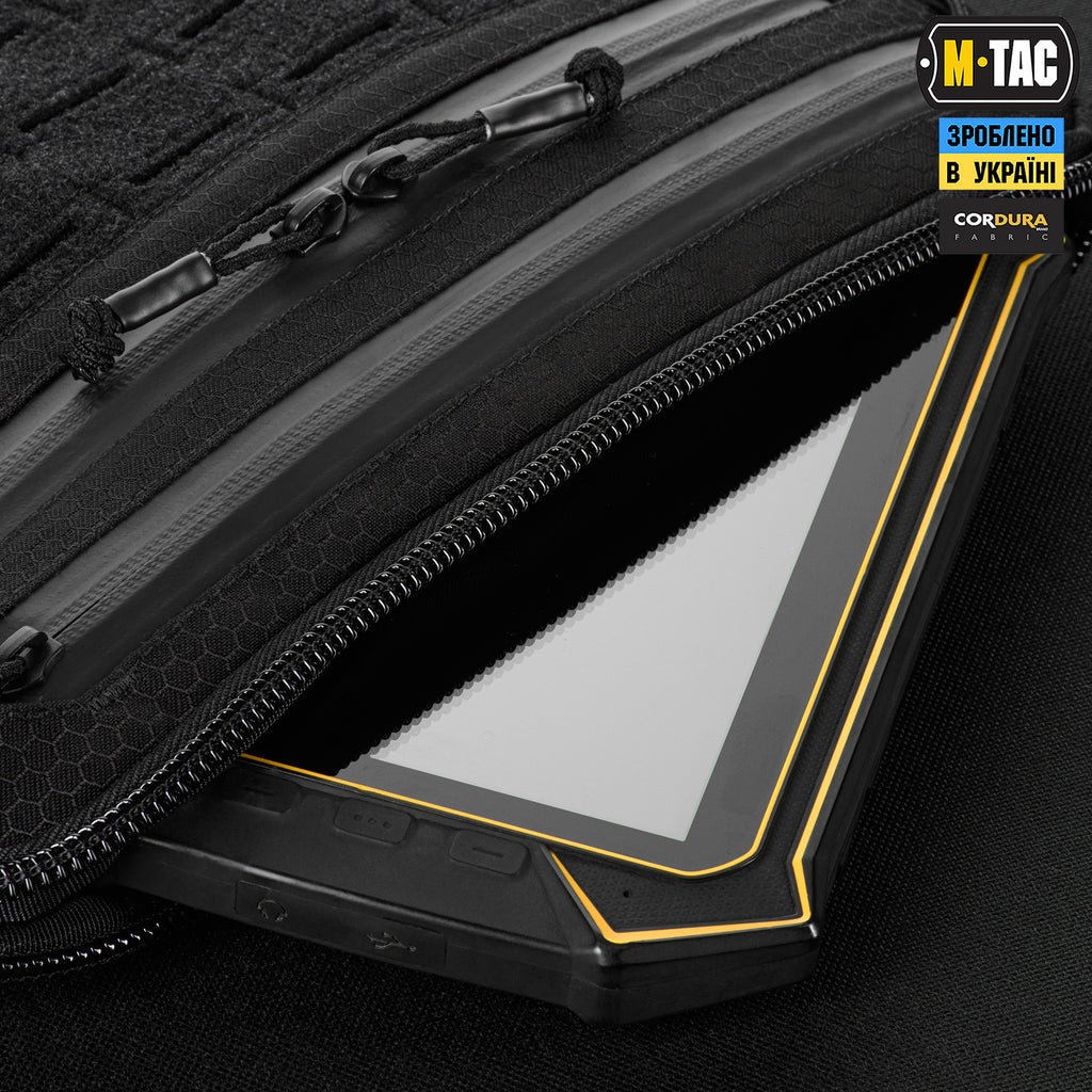 M-Tac сумка Admin Bag Medium Elite з липучкою Hex Black